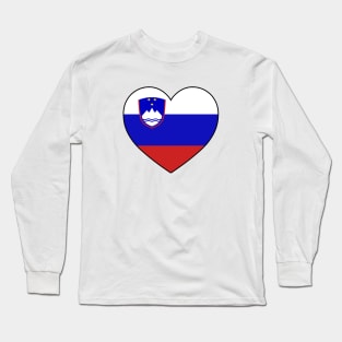 Heart - Slovenia Long Sleeve T-Shirt